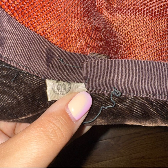 Vintage Union made Velvet Velour Hat Made In USA with Union Label Women’s VTG - Picture 6 of 6